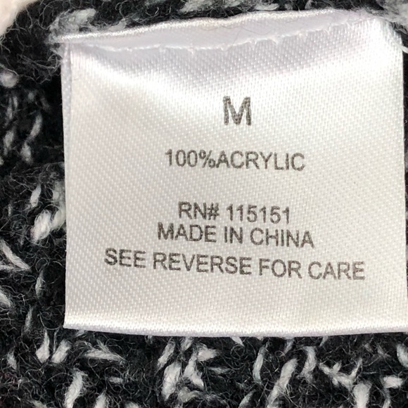 r + j Color Block Hi Low Tunic Crew Neck Sweater M - Picture 5 of 8